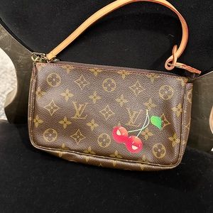 Louis Vuitton Pochette Bag- limited edition “cherry” 2005